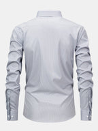 Maqiato | Men's Striped Long Sleeve Button Shirt