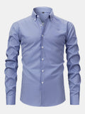 Maqiato | Men's Striped Long Sleeve Button Shirt