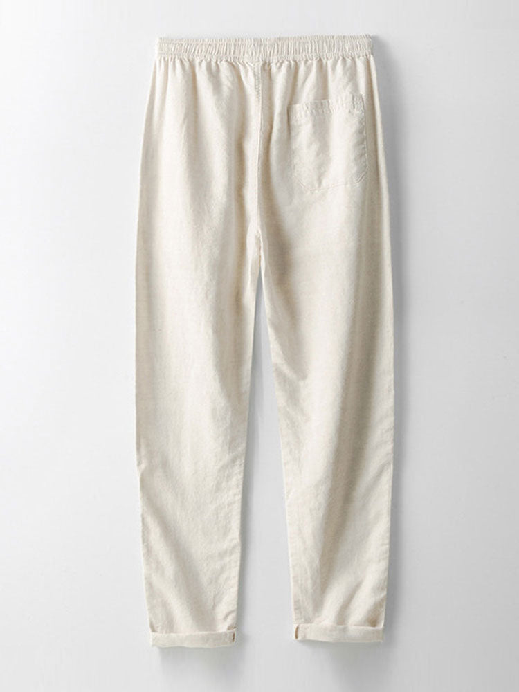 Maqiato | Men's Striped Shirt & Linen Trousers Set