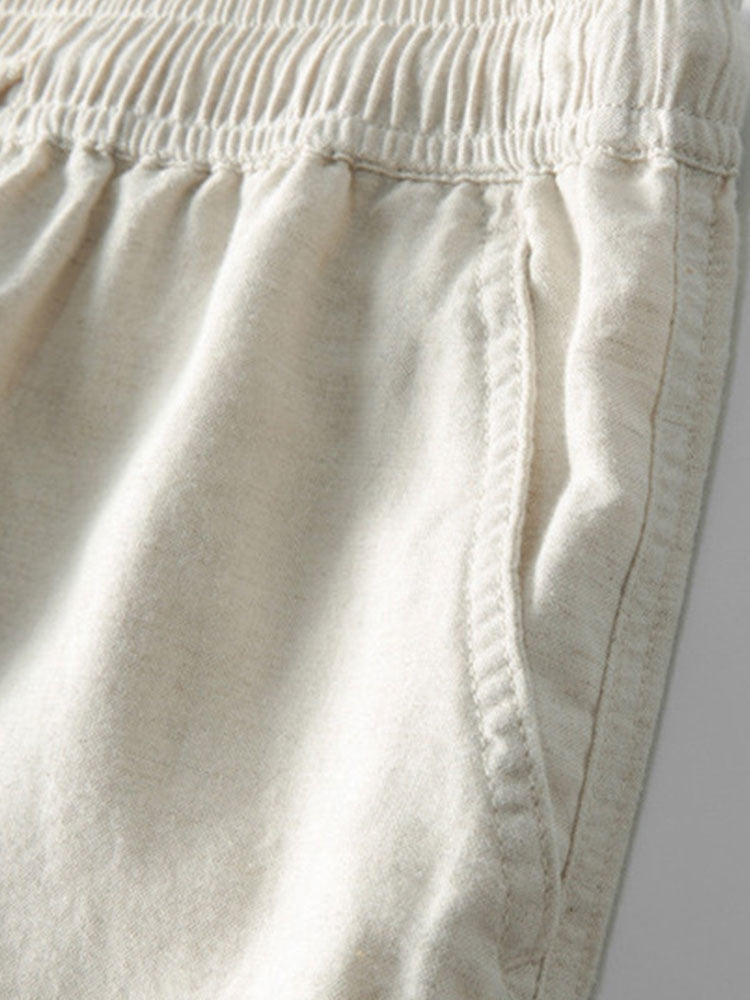 Maqiato | Men's Striped Shirt & Linen Trousers Set