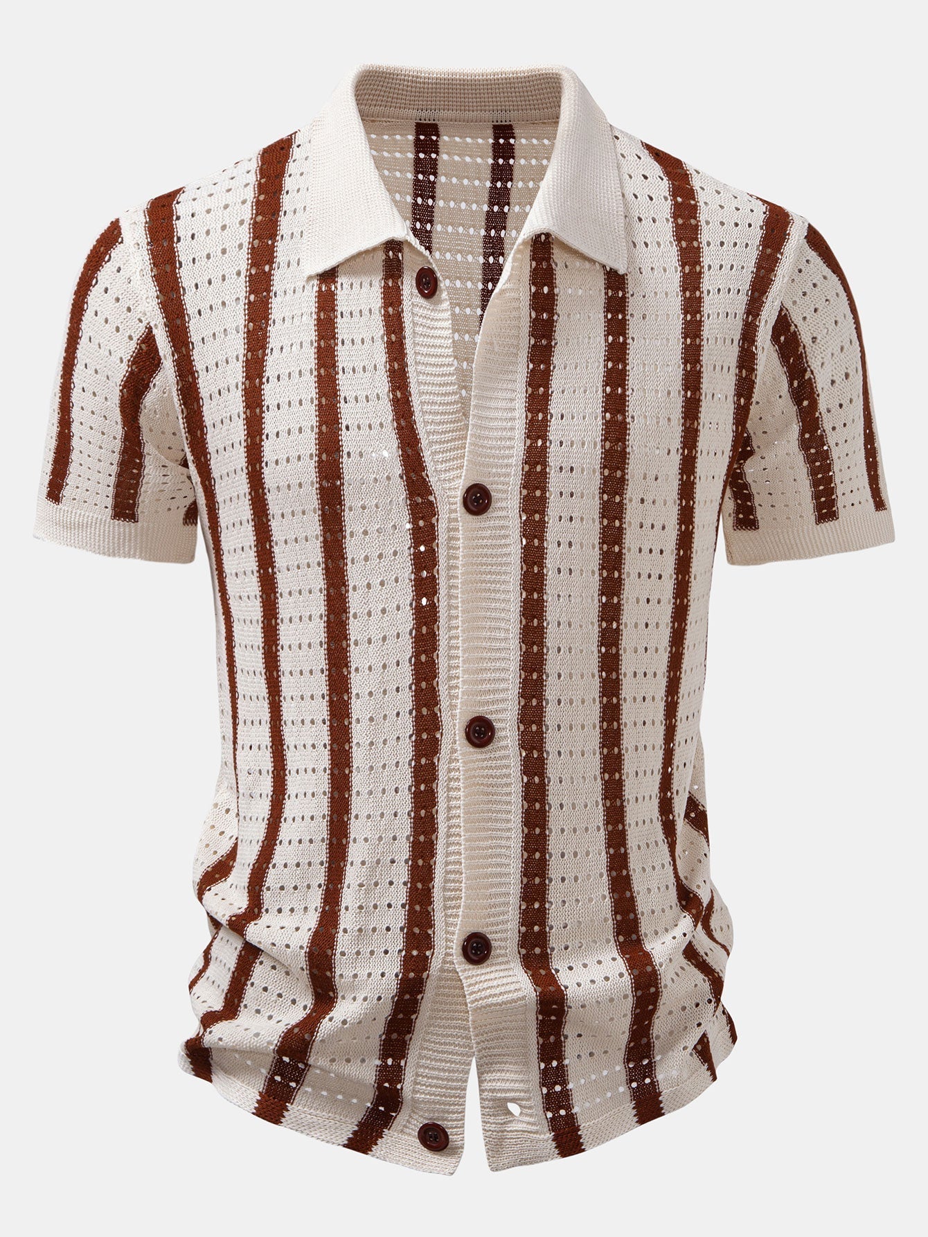 Maqiato | Men's Striped Shirt & Linen Trousers Set