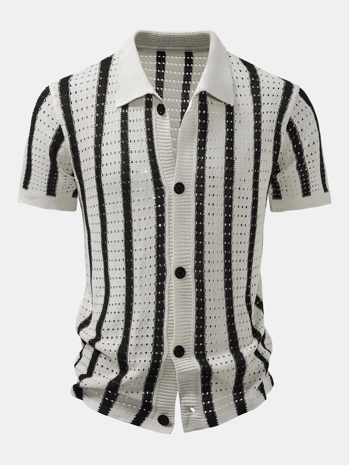 Maqiato | Men's Striped Shirt & Linen Trousers Set