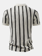 Maqiato | Men's Striped Shirt & Linen Trousers Set