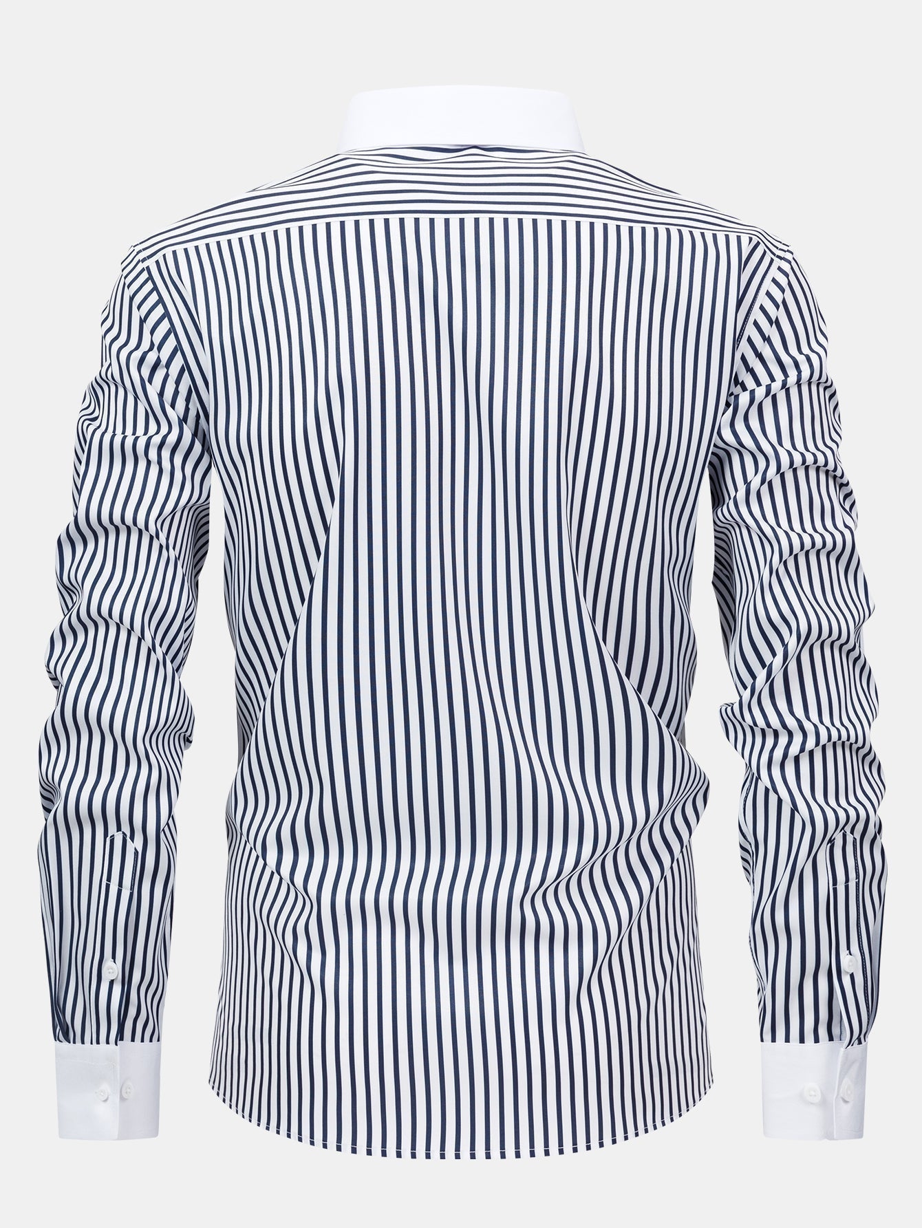 Maqiato | Men's Striped Shirt & Slim Fit Pants Set