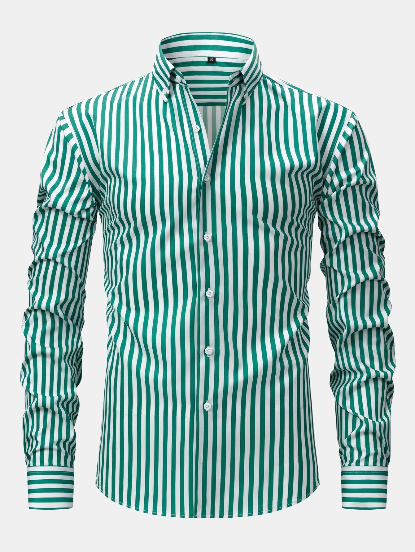 Maqiato | Men's Striped Shirt & Slim Fit Pants Set