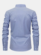 Maqiato | Men's Striped Shirt & Slim Fit Pants Set