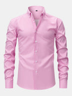 Maqiato | Men's Striped Shirt & Slim Fit Pants Set