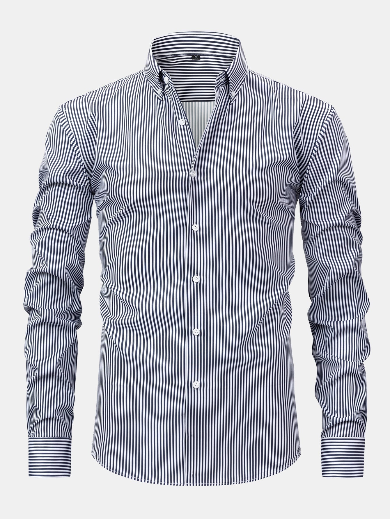Maqiato | Men's Striped Shirt & Slim Fit Pants Set