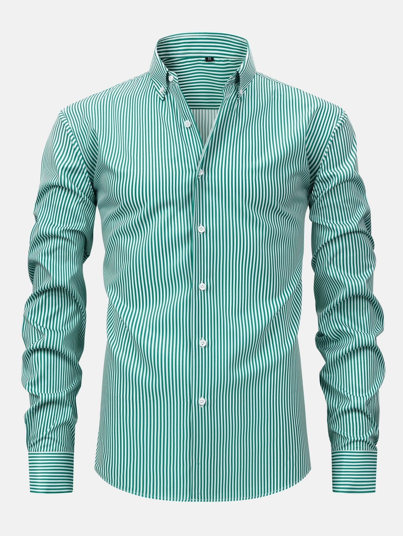 Maqiato | Men's Striped Shirt & Slim Fit Pants Set