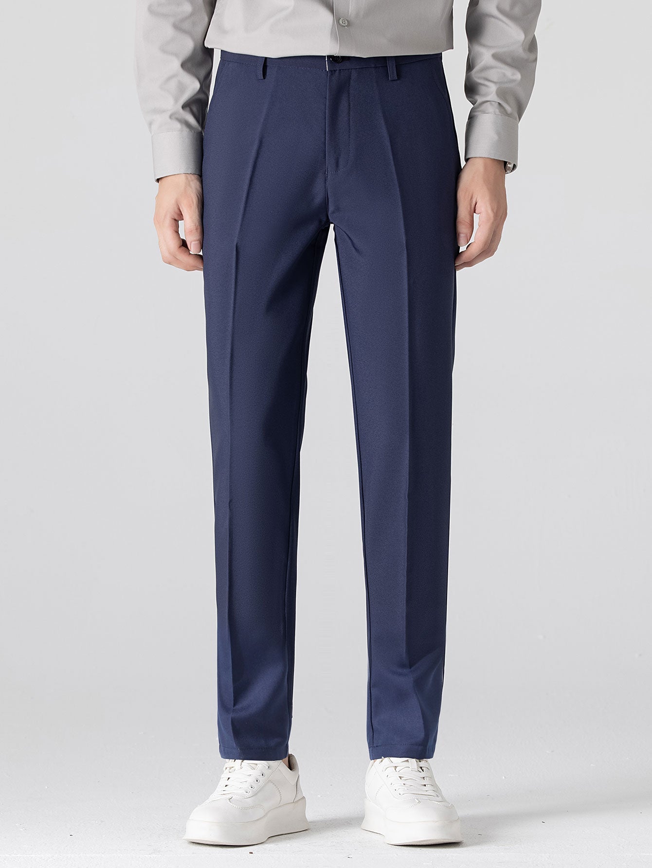 Maqiato | Men's Striped Shirt & Slim Fit Pants Set
