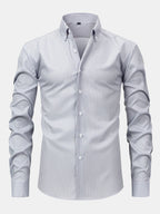 Maqiato | Men's Striped Shirt & Slim Fit Pants Set