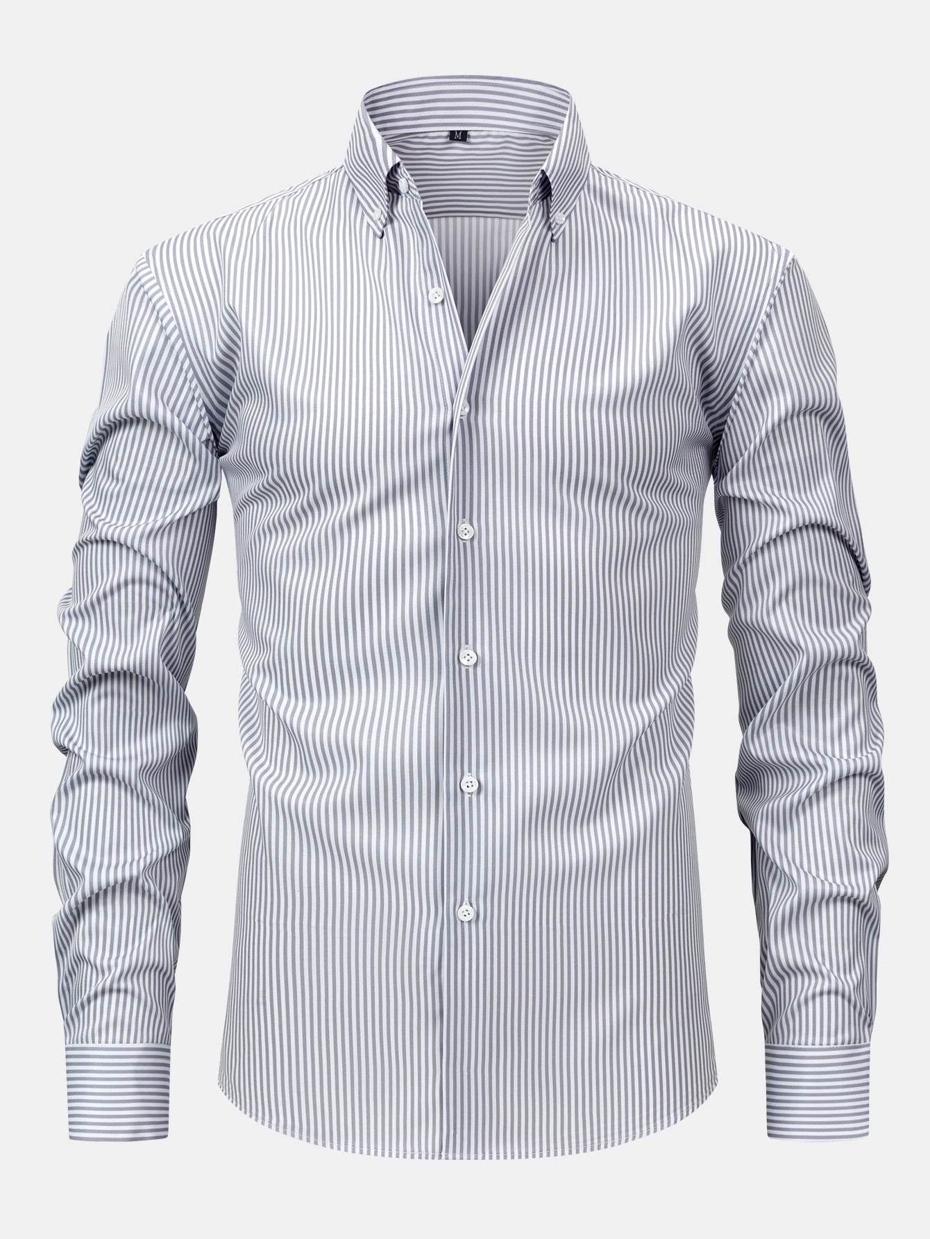 Maqiato | Men's Striped Shirt & Slim Fit Pants Set