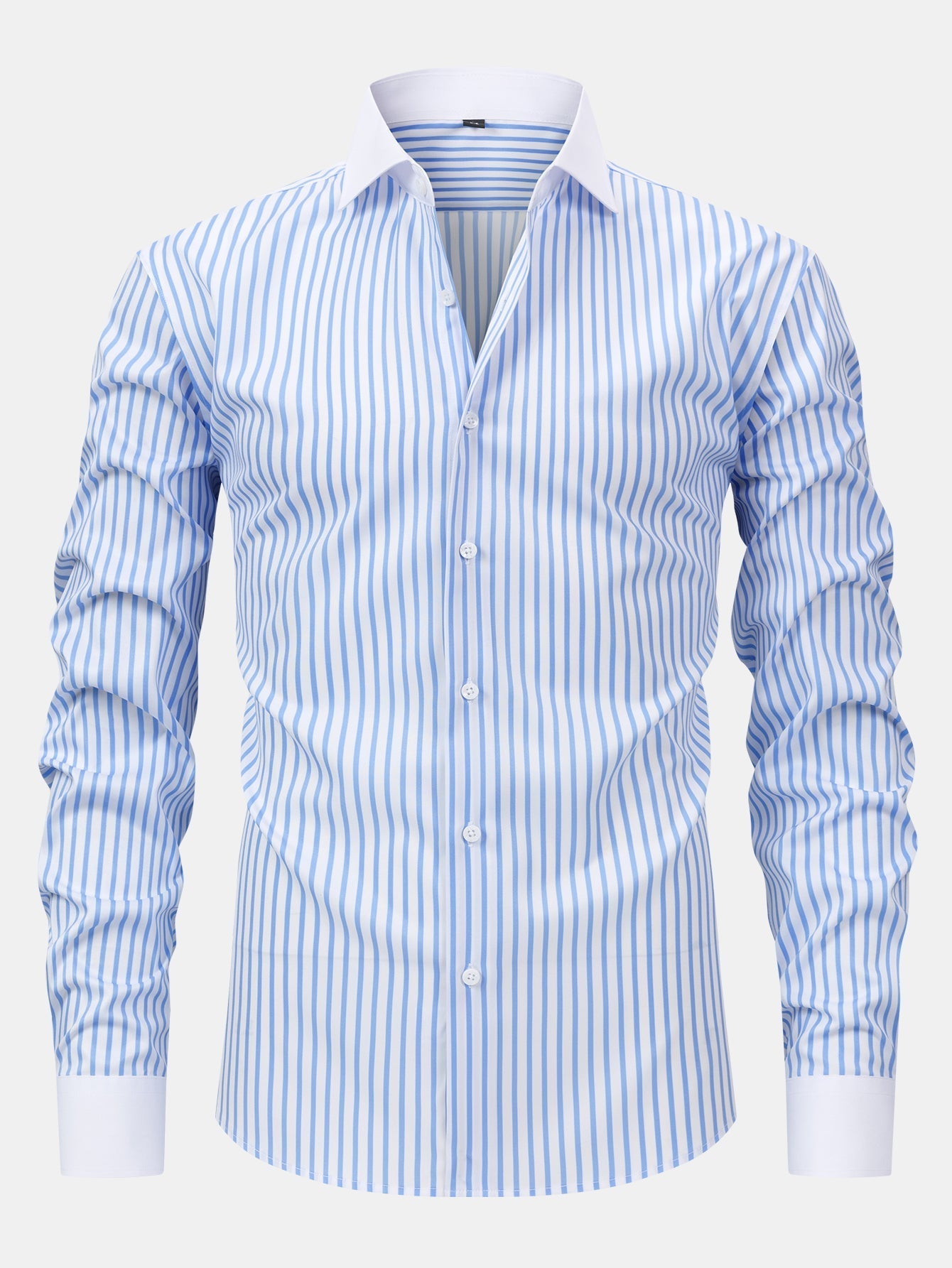 Maqiato | Men's Striped Shirt & Slim Fit Pants Set