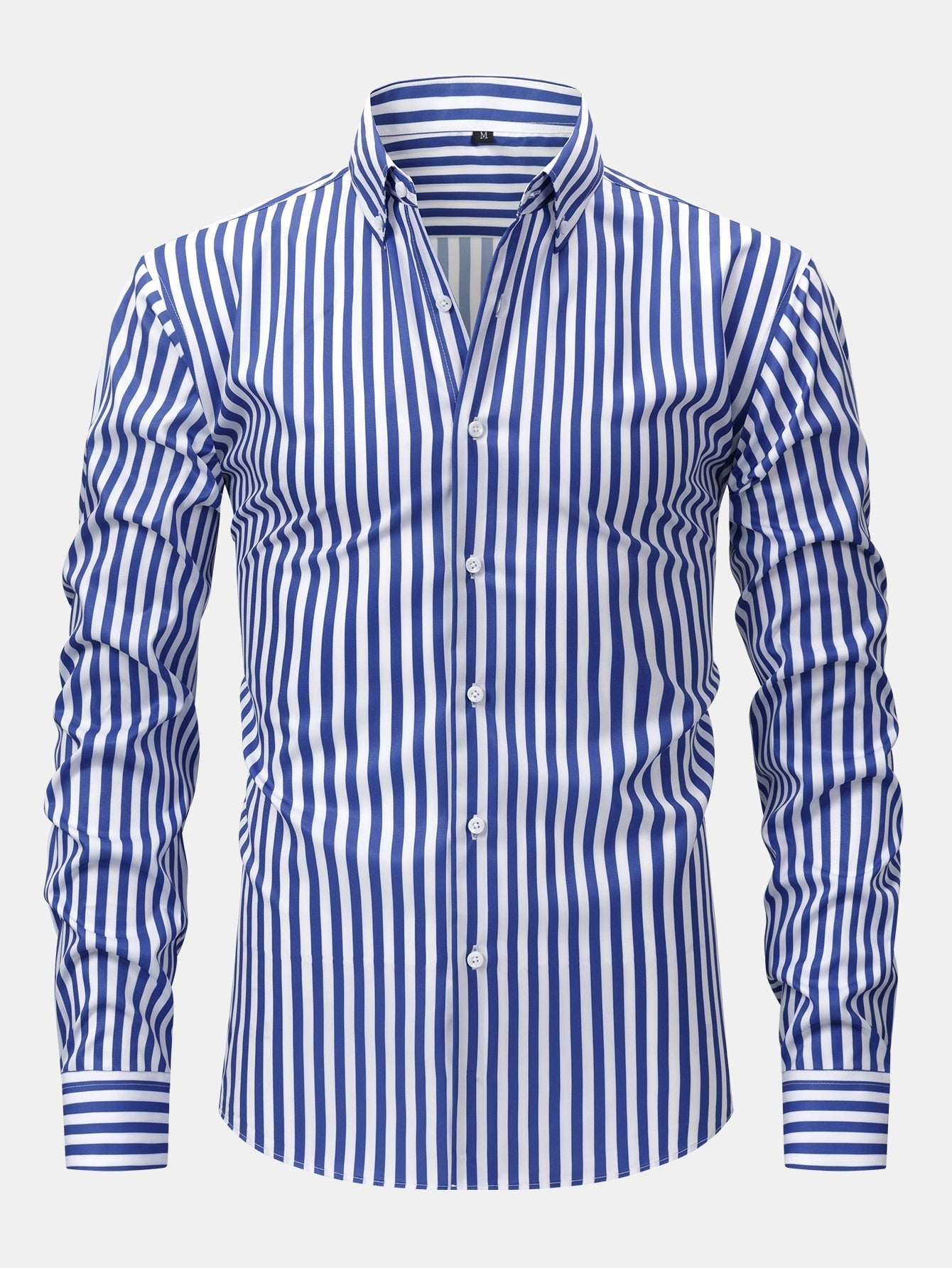 Maqiato | Men's Striped Shirt & Slim Fit Pants Set