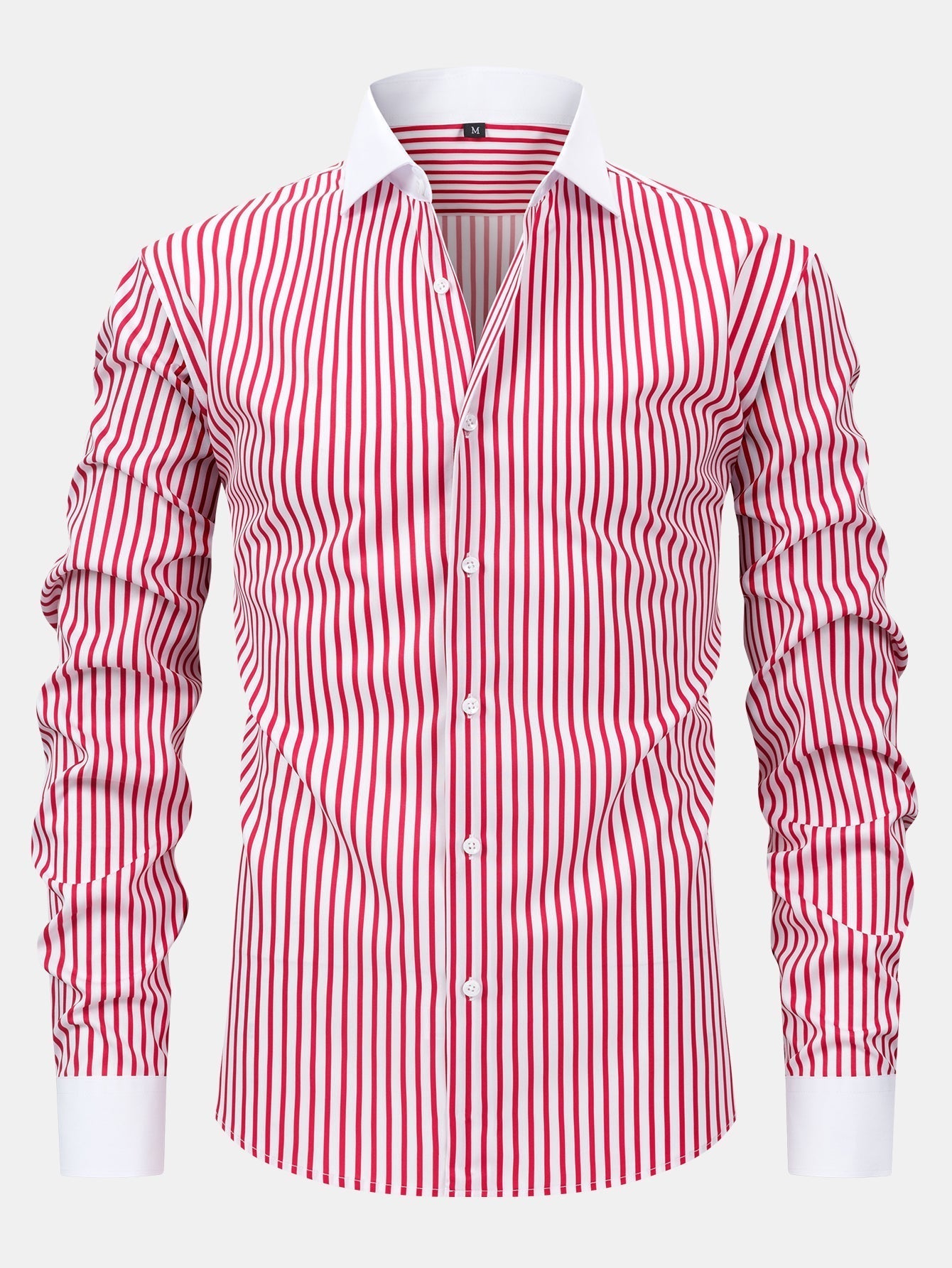 Maqiato | Men's Striped Shirt & Slim Fit Pants Set
