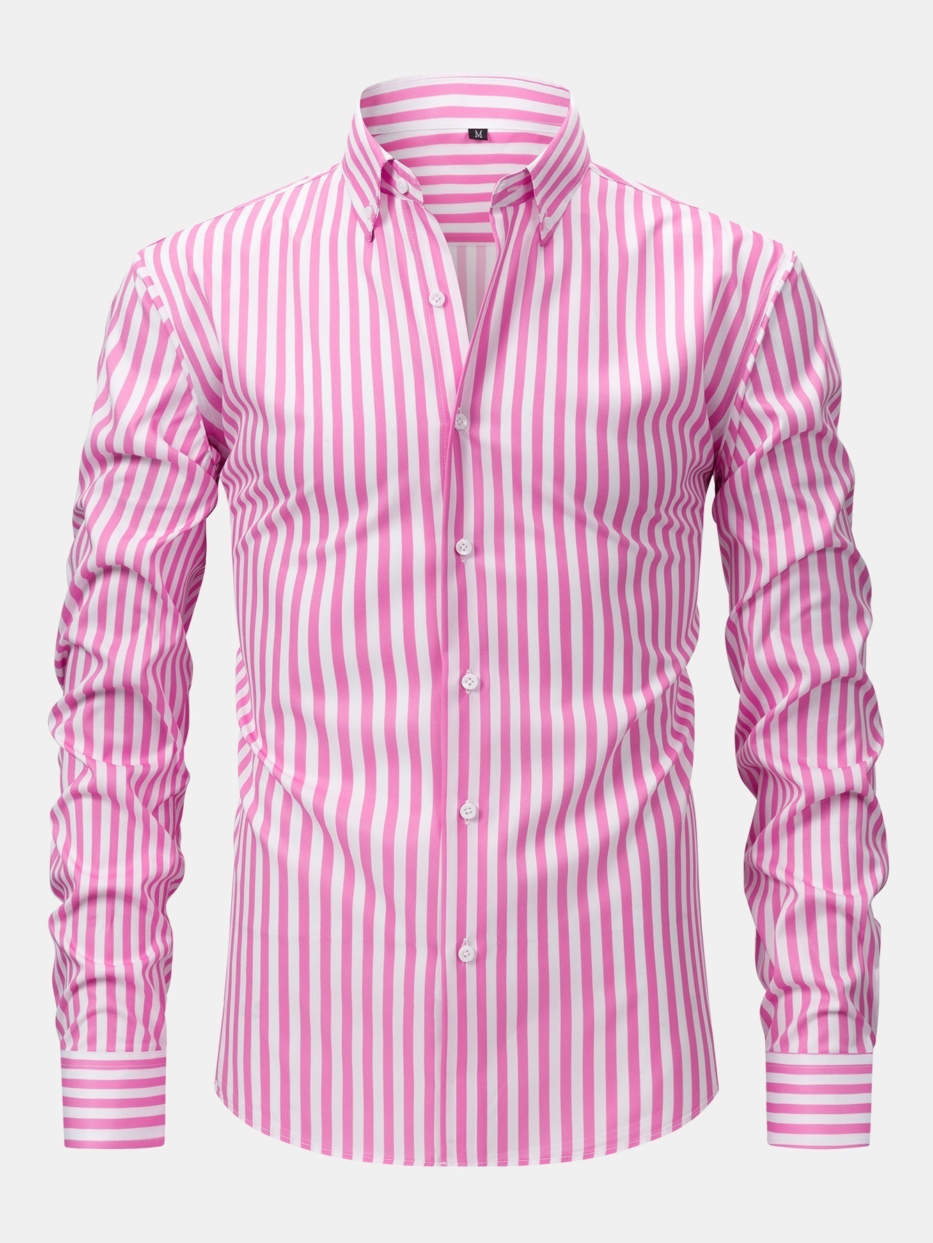 Maqiato | Men's Striped Shirt & Slim Fit Pants Set