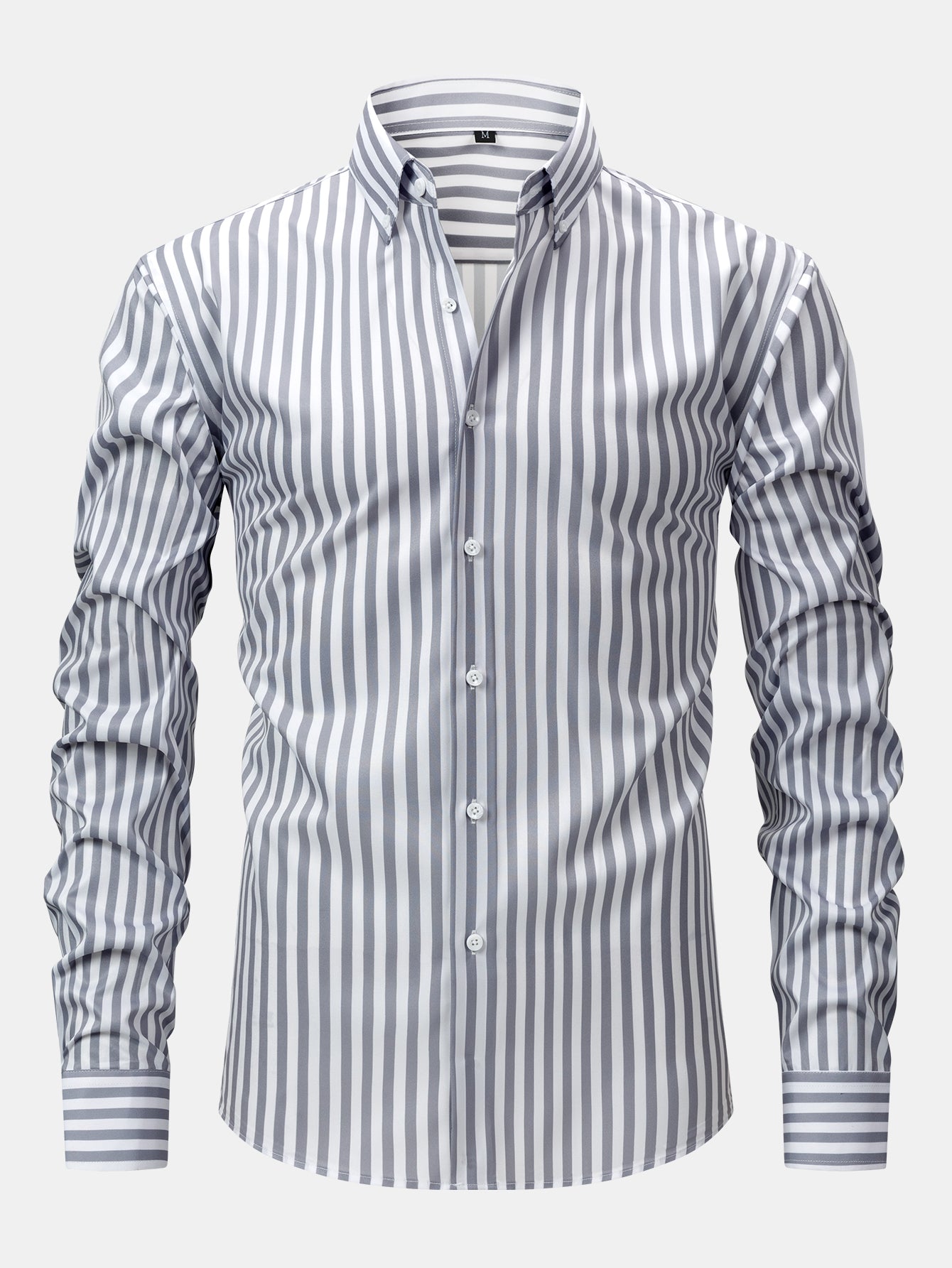 Maqiato | Men's Striped Shirt & Slim Fit Pants Set