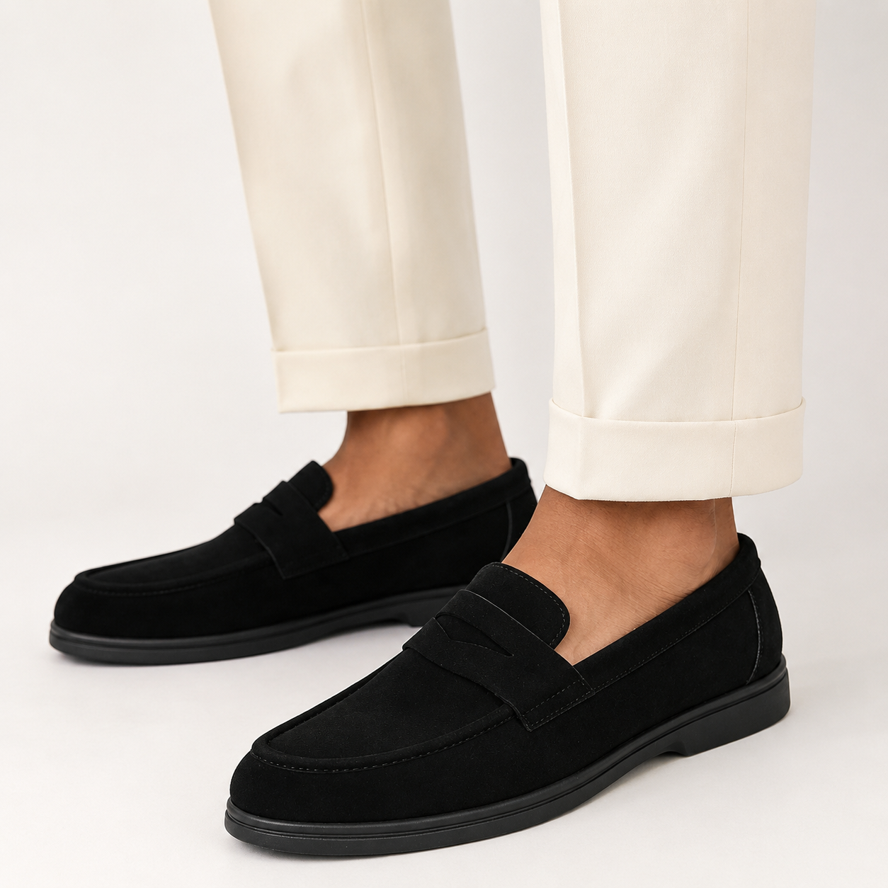 Maqiato | Men's Suede Penny Loafers