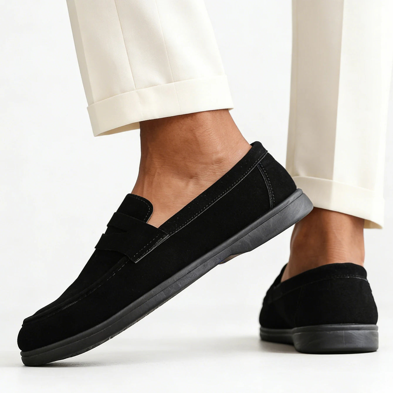 Maqiato | Men's Suede Penny Loafers