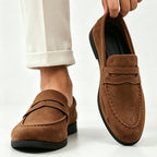 Maqiato | Men's Suede Penny Loafers