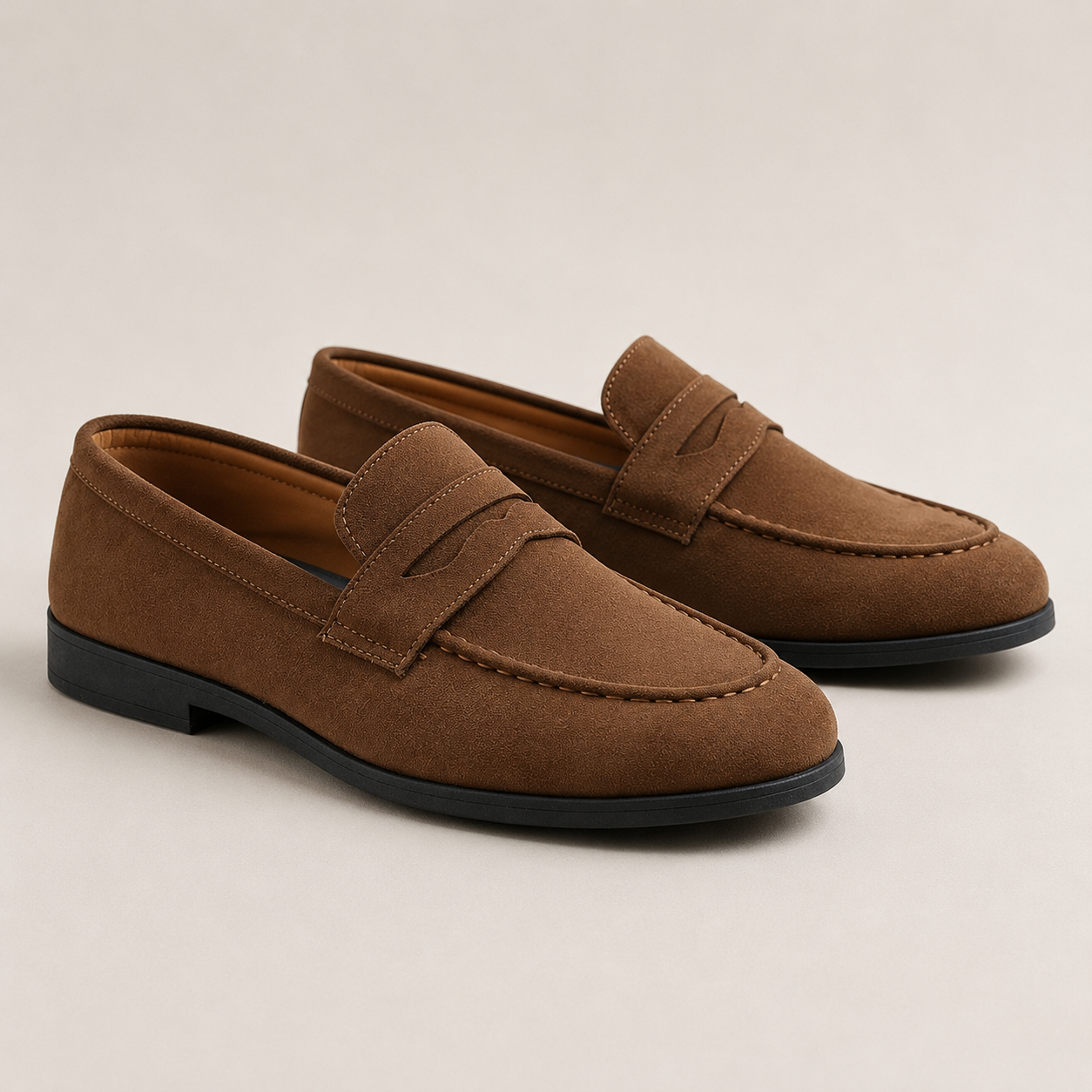 Maqiato | Men's Suede Penny Loafers