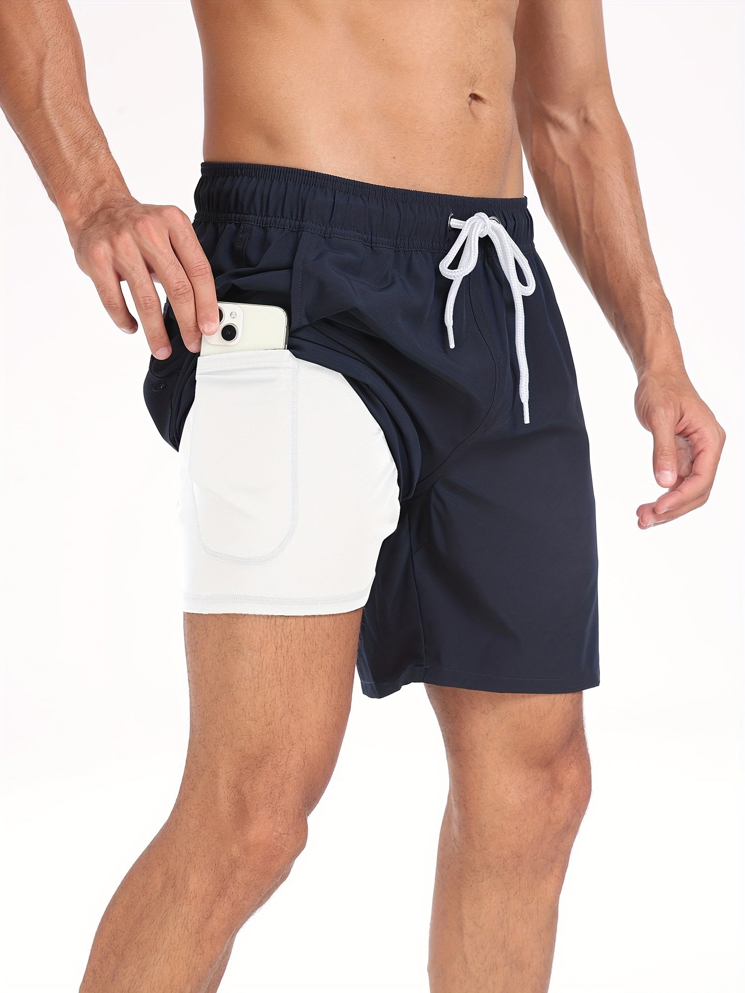 Maqiato | Men's Swim Shorts with Phone Pocket