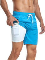 Maqiato | Men's Swim Shorts with Phone Pocket