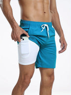 Maqiato | Men's Swim Shorts with Phone Pocket