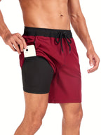 Maqiato | Men's Swim Shorts with Phone Pocket
