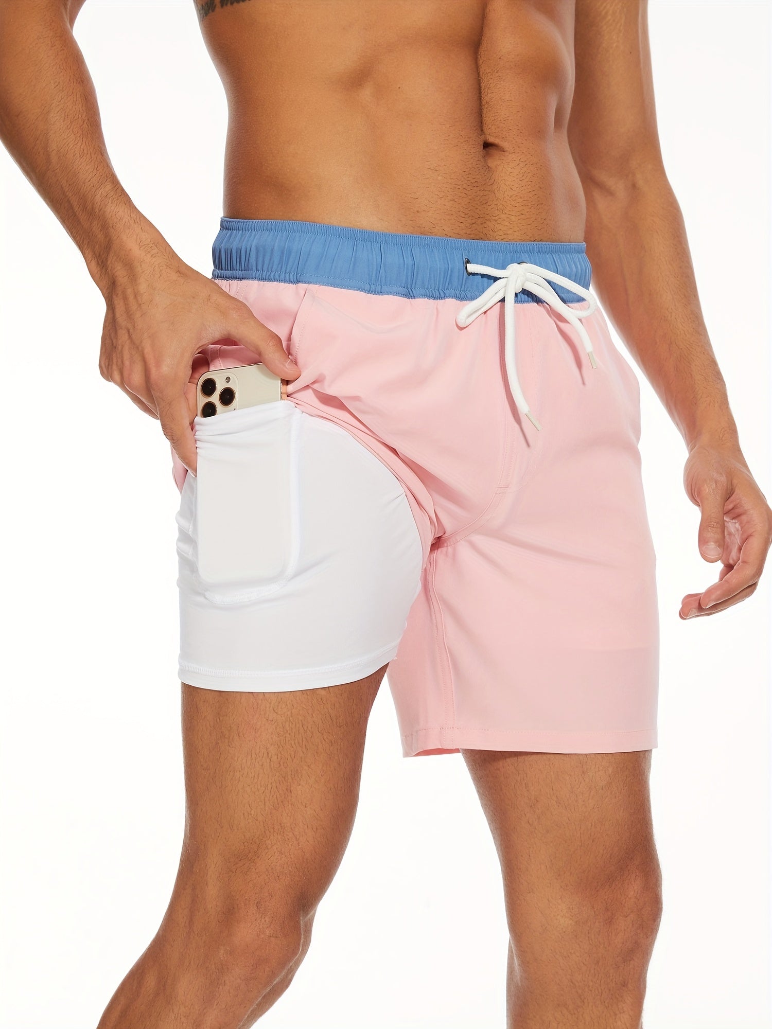 Maqiato | Men's Swim Shorts with Phone Pocket