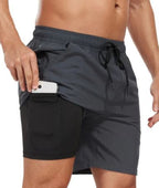 Maqiato | Men's Swim Shorts with Phone Pocket