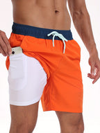Maqiato | Men's Swim Shorts with Phone Pocket