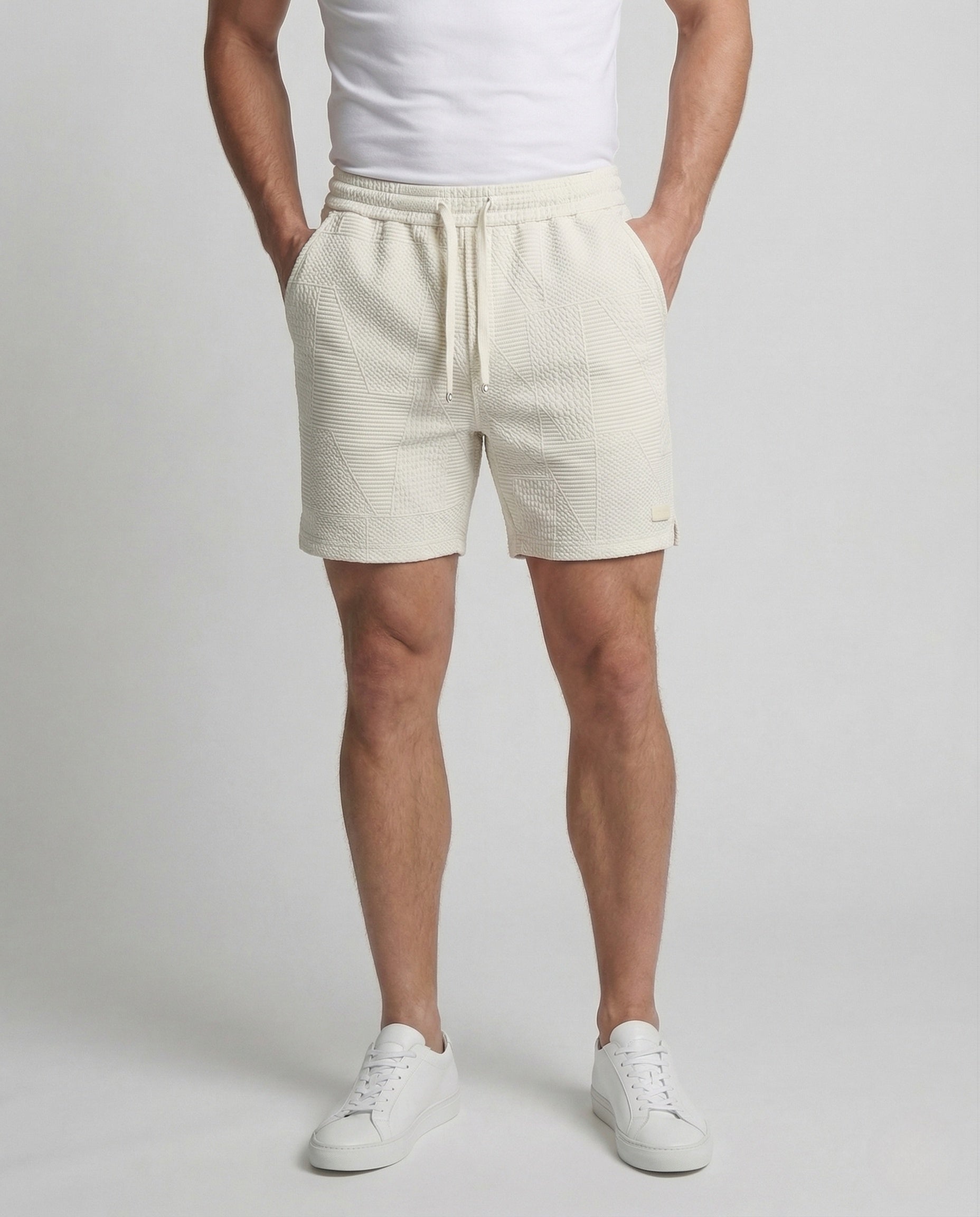 Maqiato | Men's Textured Jogger Shorts