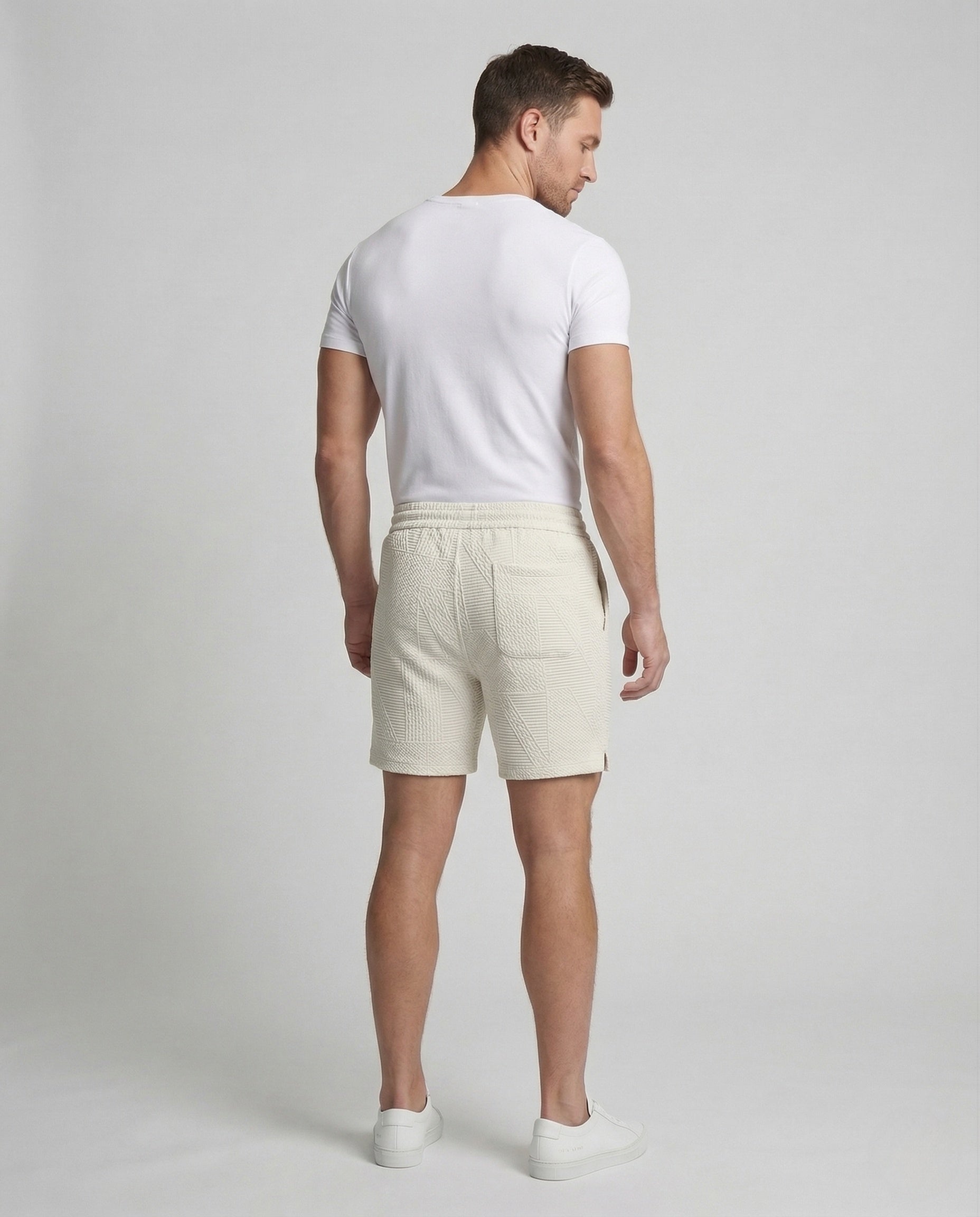 Maqiato | Men's Textured Jogger Shorts