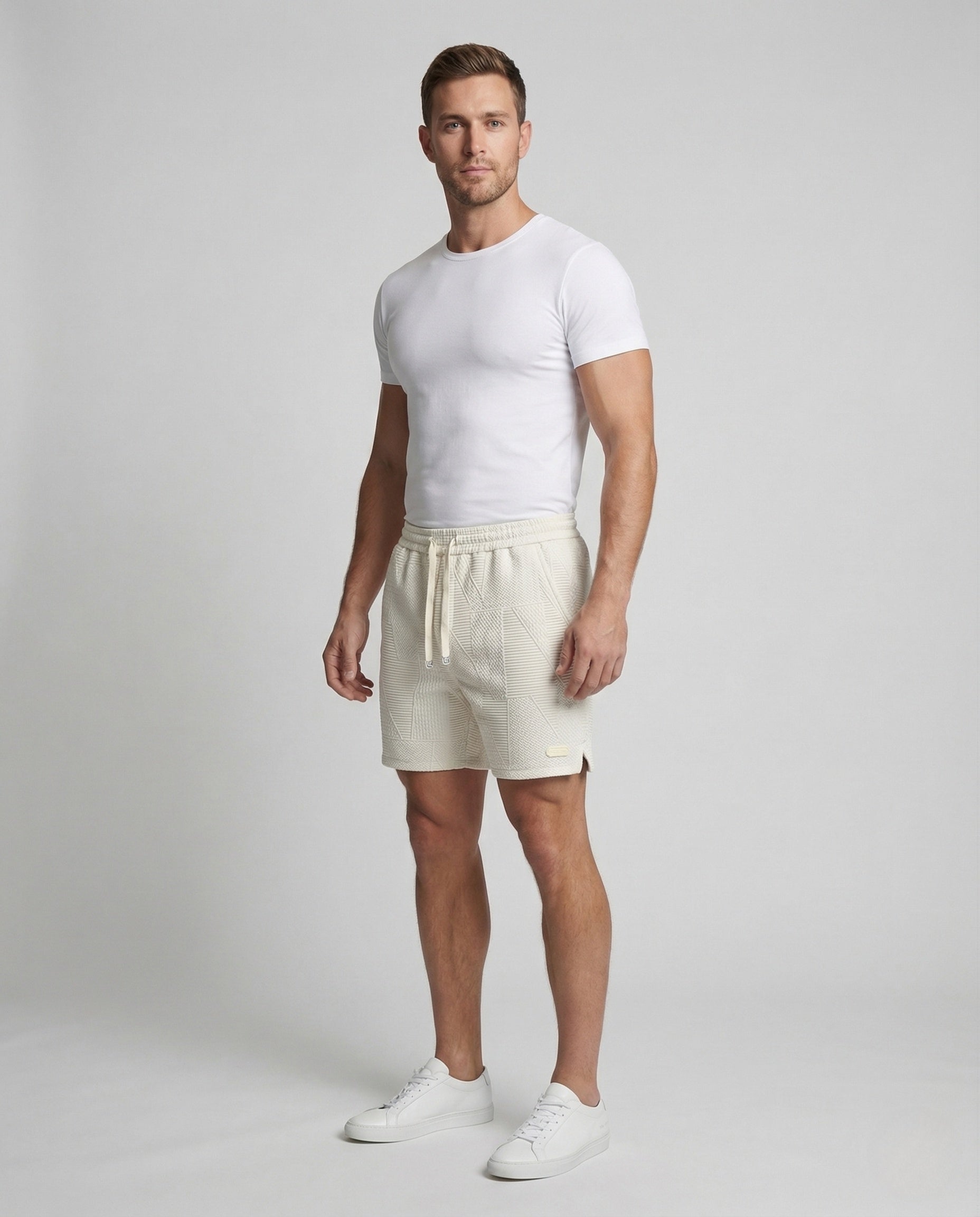 Maqiato | Men's Textured Jogger Shorts