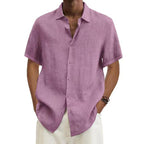 Maqiato | Men's Textured Linen Shirt