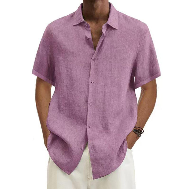 Maqiato | Men's Textured Linen Shirt