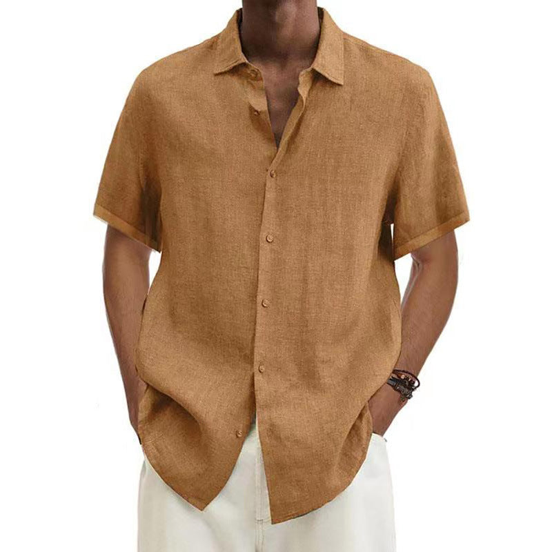 Maqiato | Men's Textured Linen Shirt