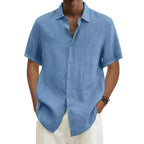 Maqiato | Men's Textured Linen Shirt