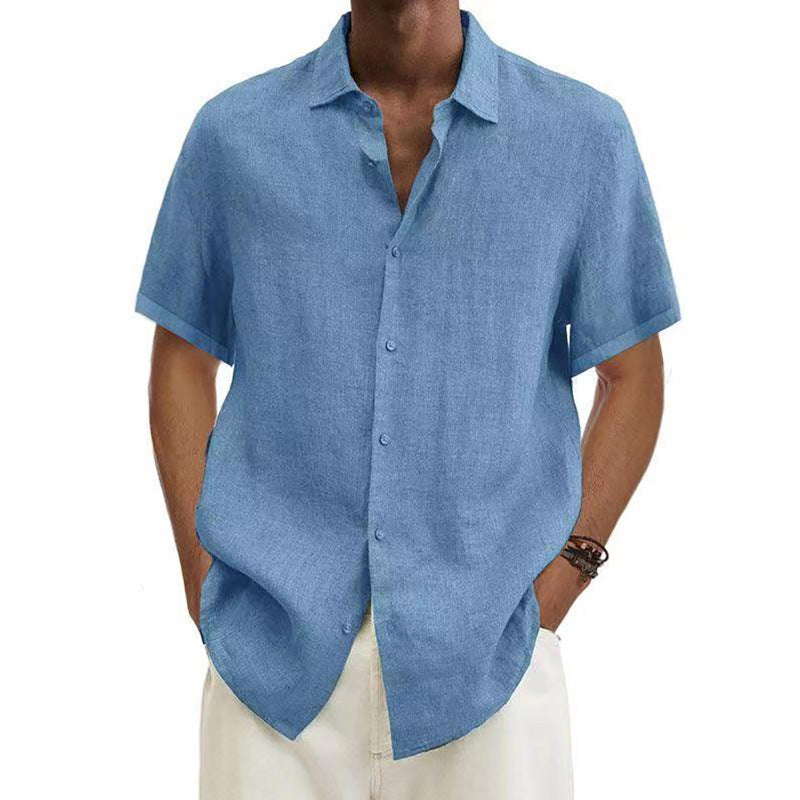 Maqiato | Men's Textured Linen Shirt