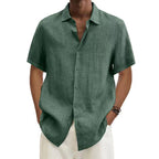 Maqiato | Men's Textured Linen Shirt