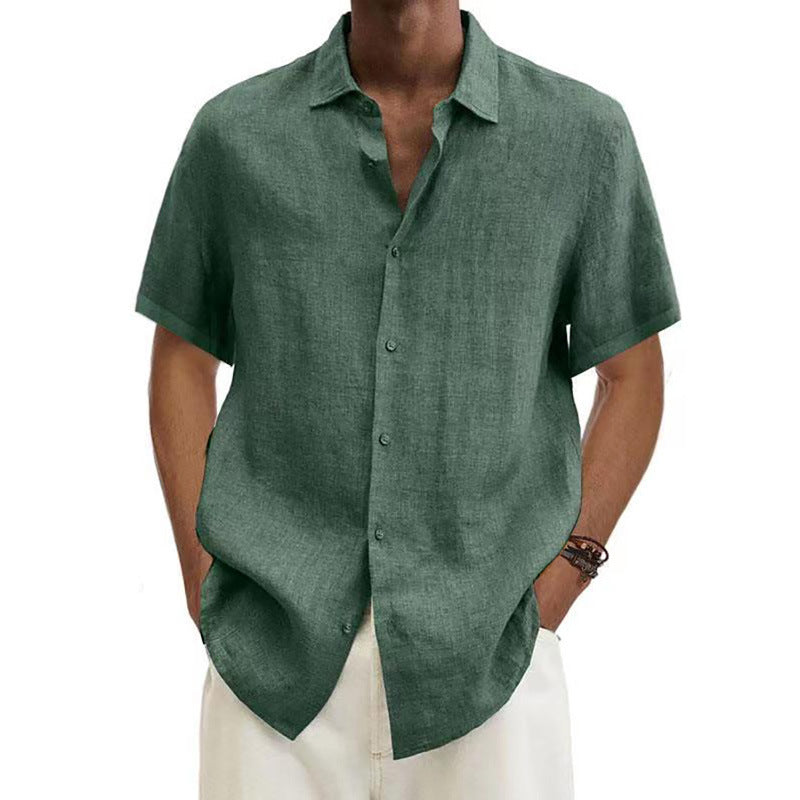 Maqiato | Men's Textured Linen Shirt
