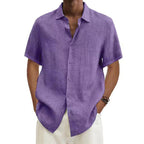 Maqiato | Men's Textured Linen Shirt