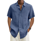 Maqiato | Men's Textured Linen Shirt