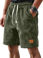 Maqiato | Men's Textured Waffle Shorts