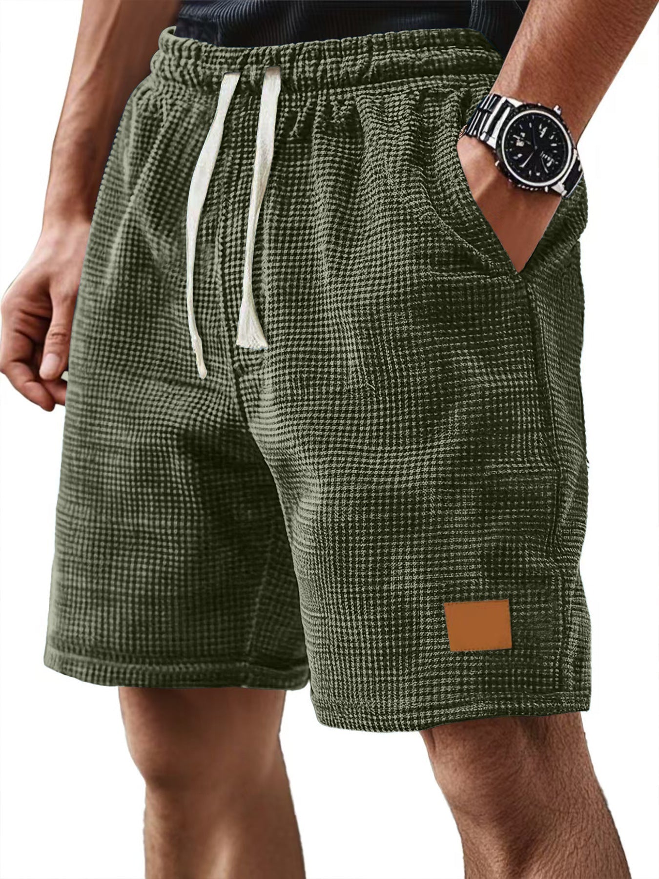 Maqiato | Men's Textured Waffle Shorts