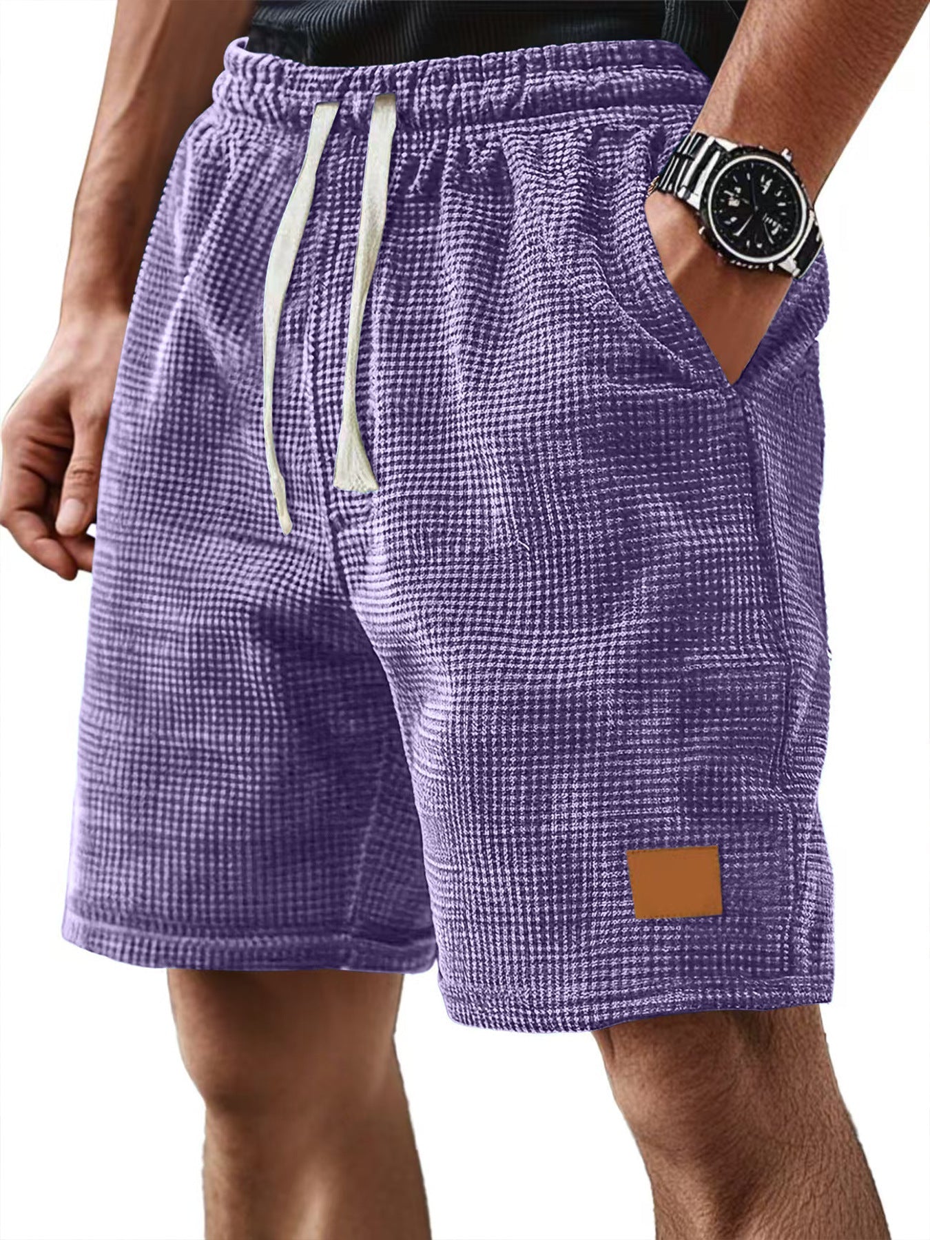Maqiato | Men's Textured Waffle Shorts
