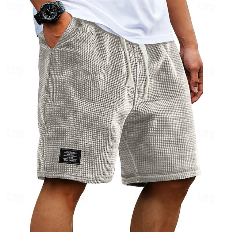 Maqiato | Men's Textured Waffle Shorts