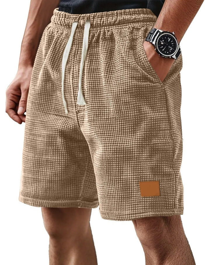 Maqiato | Men's Textured Waffle Shorts