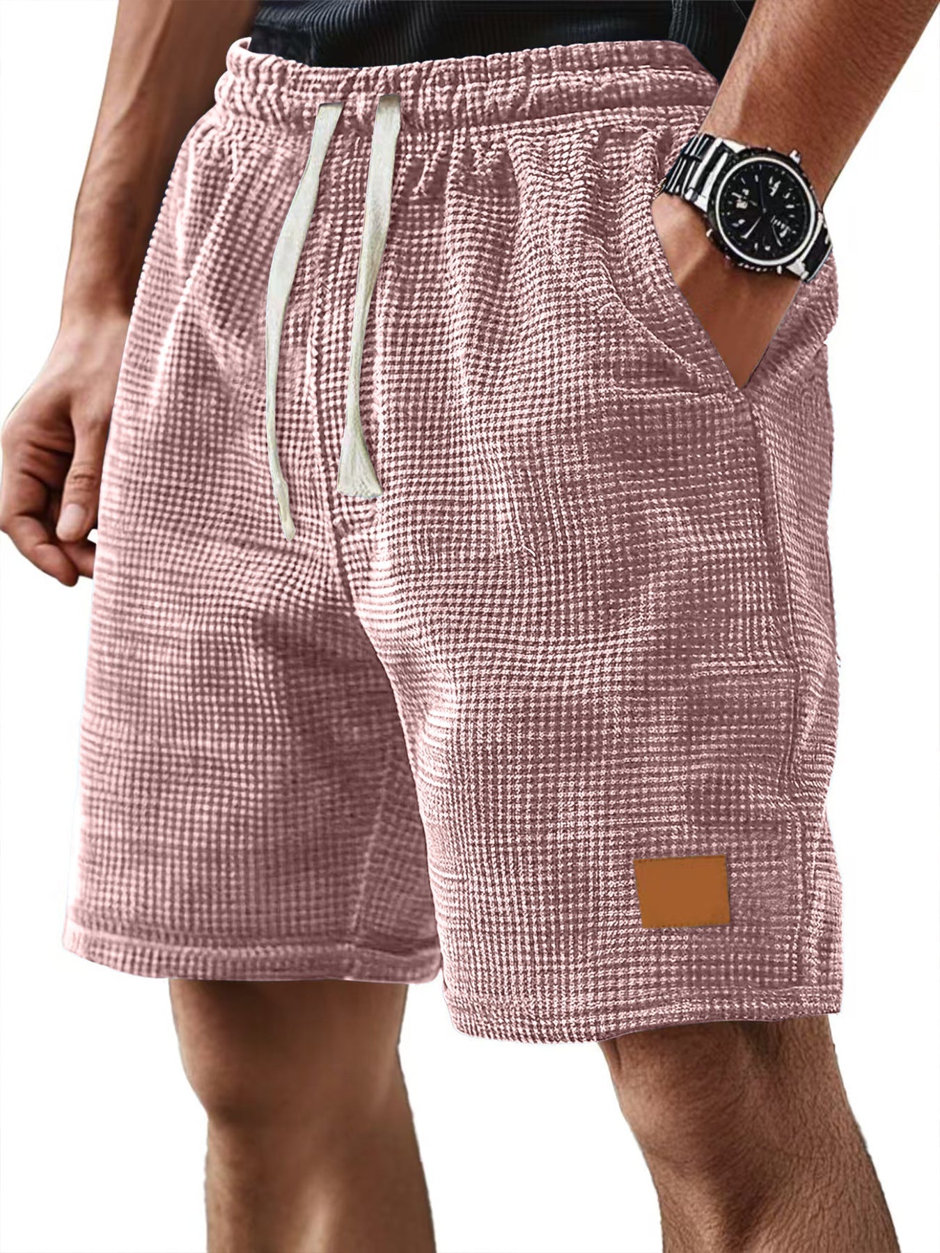 Maqiato | Men's Textured Waffle Shorts